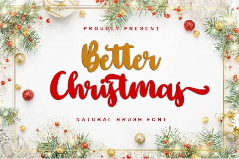 Better Christmas font