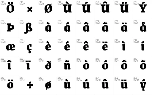 Grenze font