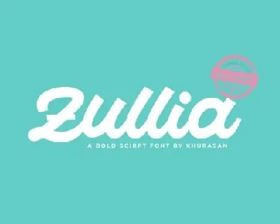 Zullia font