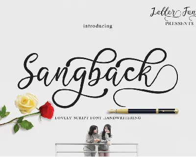 Sangback font