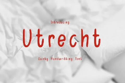 Utrecth Script font