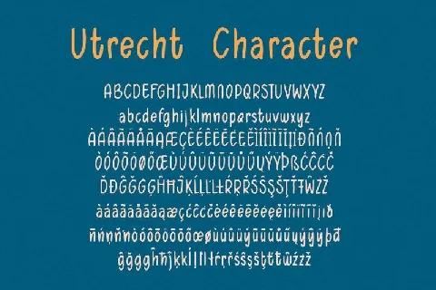 Utrecth Script font