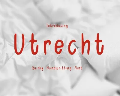 Utrecth Script font