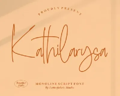 Kathilarysa font