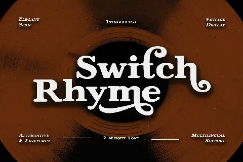 CF Switch Rhyme Demo font