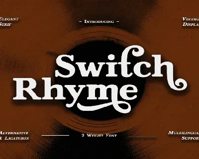 CF Switch Rhyme Demo font