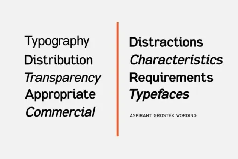 Aspirant Grotesk Family font