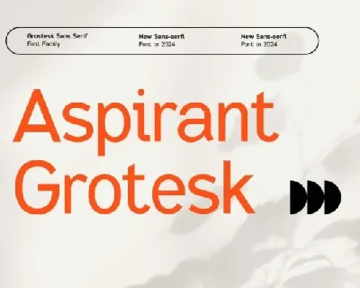 Aspirant Grotesk Family font