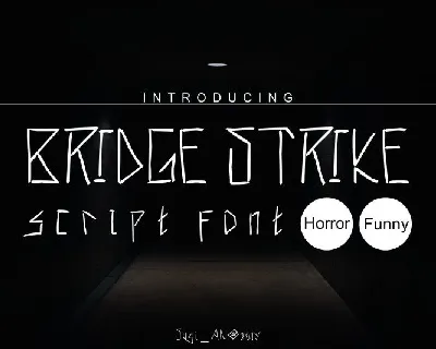 Bridge Strike Script font