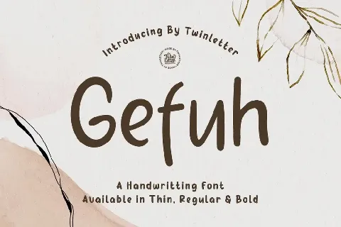 Gefuh Personal Use font