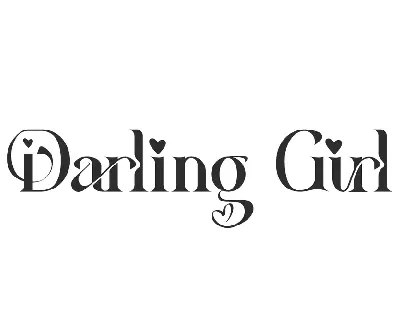 Darling Girl Demo font