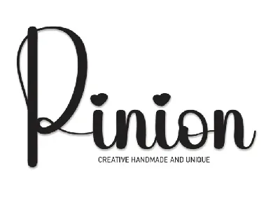 Pinion Script font