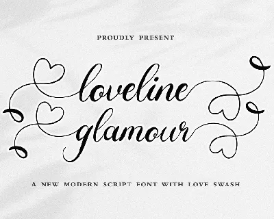 Loveline Glamour font