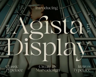 Agista Display font