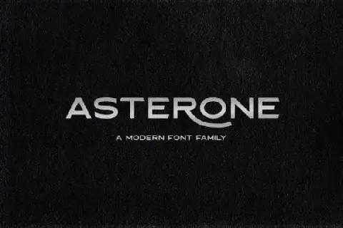 Asterone Sans Serif font