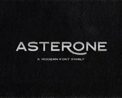 Asterone Sans Serif font