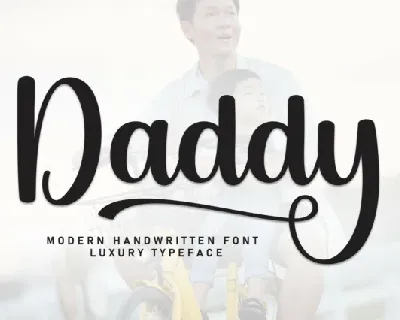 Daddy Script Typeface font