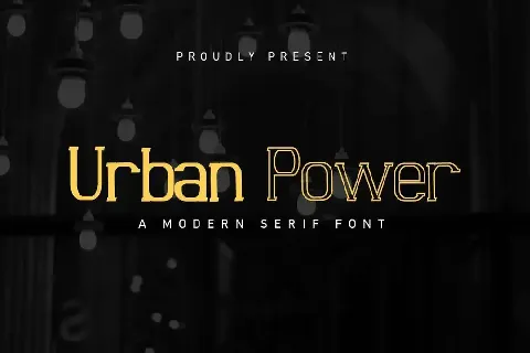 Urban Power Demo font