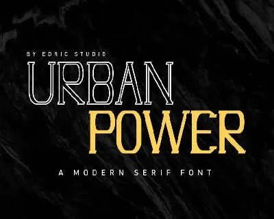 Urban Power Demo font