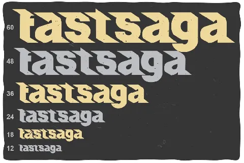 Fastest - Personal use font