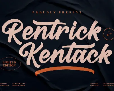 Rentrick Kentack font