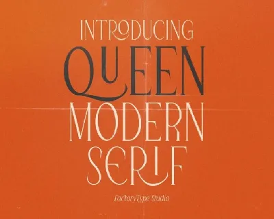 Queen Serif font