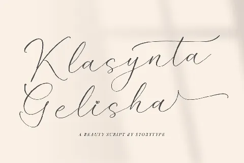 Klasynta Gelisha font