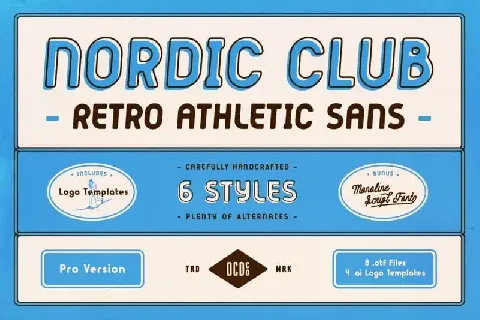 Nordic Club Sans Serif font