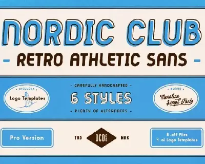 Nordic Club Sans Serif font