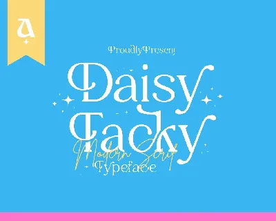 Daisy Tacky font