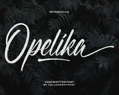 Opelika font