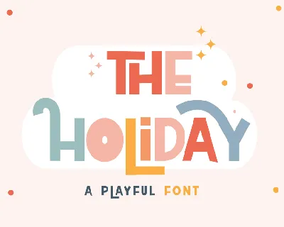 THE HOLIDAY font