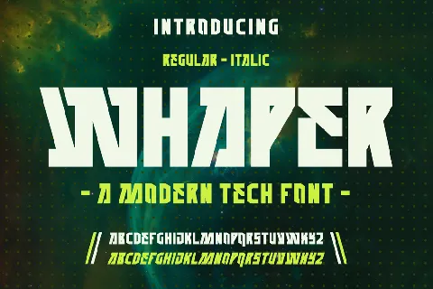 WHAPER font