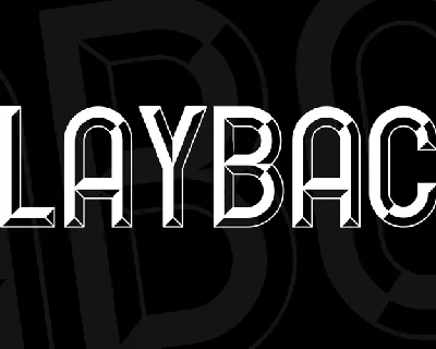 Playback font