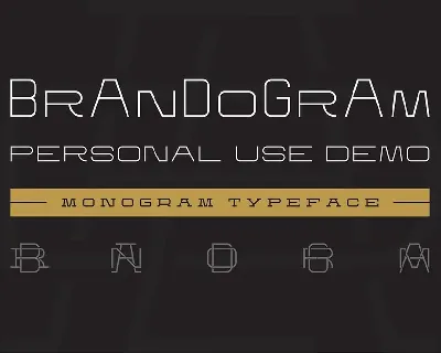 Brandogram font