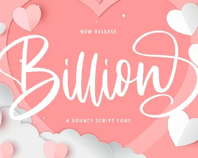 Billion Personal Use Only font
