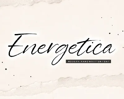 Energetica font