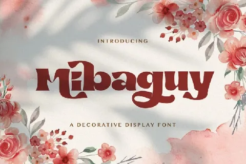 Mibaguy font