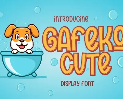 Gafeko Cute font