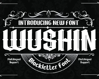 Wushin font