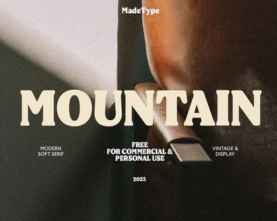 Mountain font