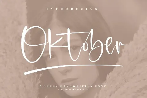 Oktober Handwritten font