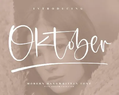 Oktober Handwritten font