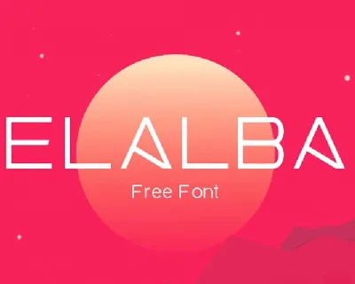 Elalba font