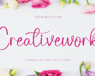 Creativework Calligraphy font