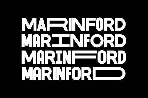 Marinford font