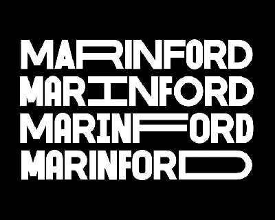 Marinford font