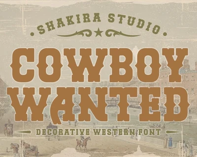 Cowboy Wanted font