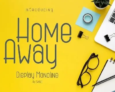 Home Away Display font