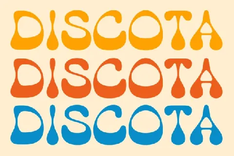 Discota Display font